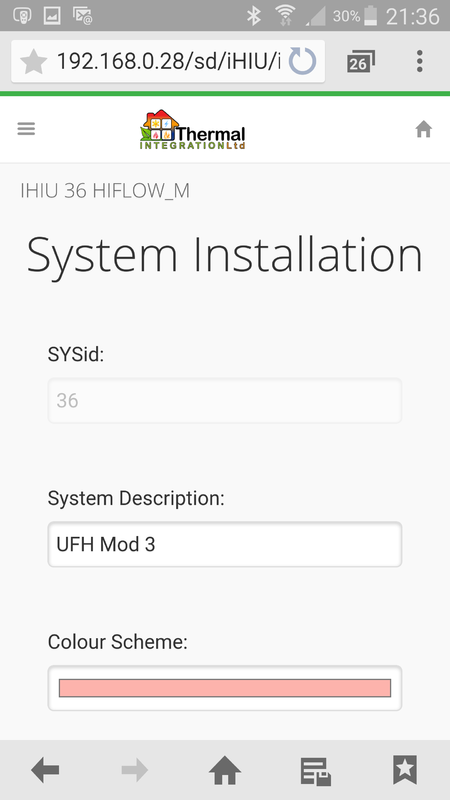 System settings