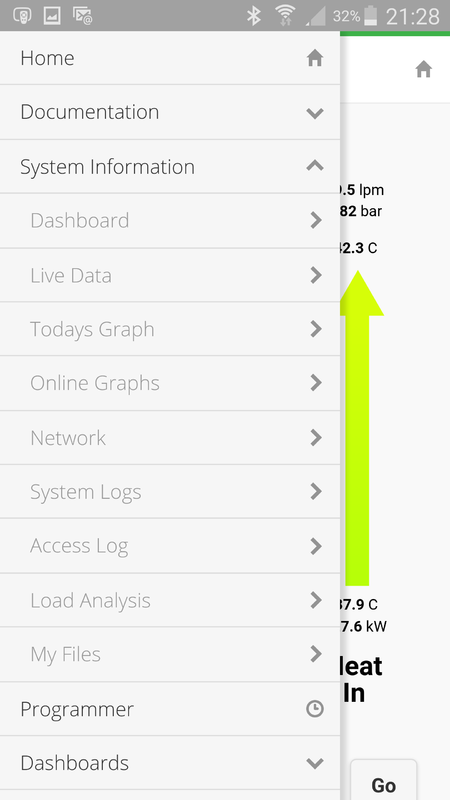 Mobile phone menu system