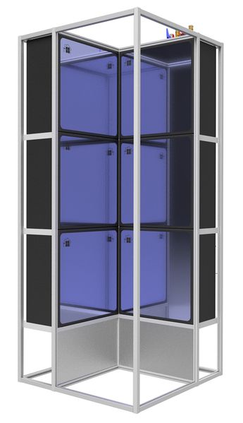 The CUPBOARD HIU Building services cupboard with modules for HIU, air handling, and all utilities. More...