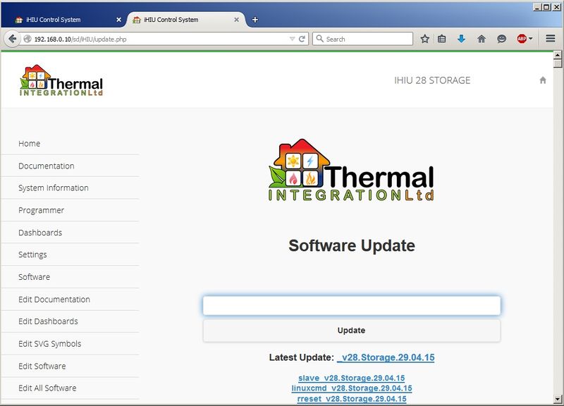 Remote software update