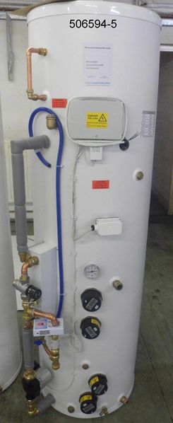 HEATBANK 2000 Electric Hot water and central heating using electric thermal storage.